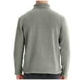 thumbnail image 4 of Mens Sweatshirt Under $10 Mens 1/4 Zip Sweatshirt Fleece Soft Polar Thermal Pullover Sweatshirts Stand Collar Casual Fitted Long Sleeve Shirt, 4 of 8