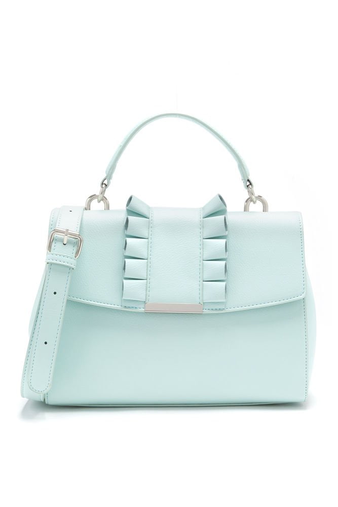 mint green purse