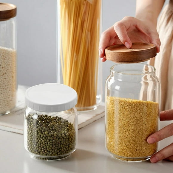 Boreal Craft Wide Mouth Jar Lids Canning Storage Lids Leak Proof And Scratch 86mm 16pc White Zipper Bags for Food Freezer Meal Bags Reusable Jar Bags Freezer Reusable Sandwich Wrap Food Storage Bag