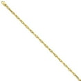 thumbnail image 3 of 14K Yellow Gold 3.25mm Polished Fancy Link Chain, 3 of 5