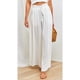 thumbnail image 3 of Pantalones de pierna ancha para mujer,Pantalones holgados y fluidos con pierna ancha para mujer Pantalones de cintura con cordón Funcionalidad de alta precisión, 3 of 5