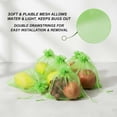 thumbnail image 4 of 100PCS Fruit Protection Bags 8x12 Inch Fruit Bags Green Reusable Mesh Bag with Drawstring for Vegetables Fruits Grapes Mango Tomato Strawberry, 4 of 6