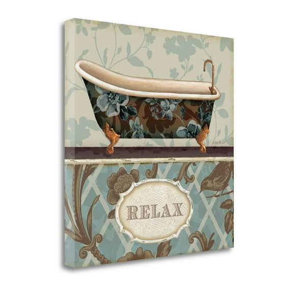 Tangletown Fine Art Bathroom Bliss I By Lisa Audit, Gallery Wrap Canvas