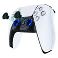 thumbnail image 3 of eXtremeRate ThumbsGear Interchangeable Ergonomic Thumbstick for PS5 Controller, for PS4 All Model Controller - 3 Height Domed and Concave Grips Adjustable Joystick - Chrome Glossy Blue & Black, 3 of 8