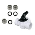 thumbnail image 3 of koolsoo 3 Way Diverter Valve Replacement Slip Valve for Garden Pond Pool Accessories White, 3 of 9