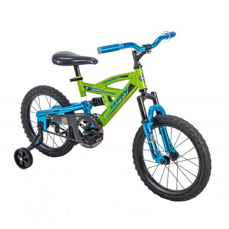 Huffy 16” DS 1600 Kids EZ Build Dual Suspension Bike for Boys,