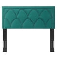 thumbnail image 3 of Headboard, Full Queen Size, Velvet, Teal Blue, Modern Contemporary Urban Design, Bedroom Master Guest Suite, 3 of 10