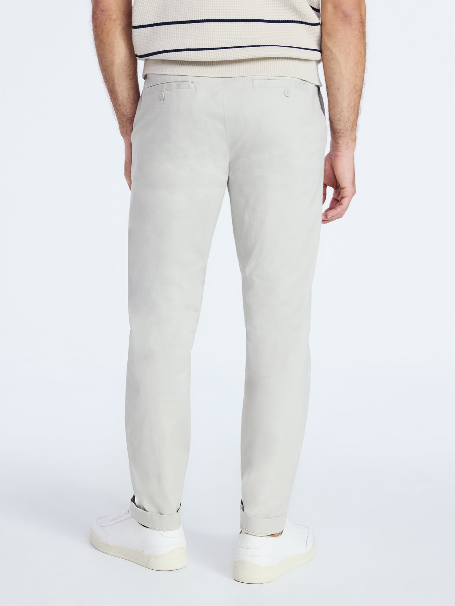 Free Assembly Men's Straight Tapered Fit Chino Pants, Sizes 29-42