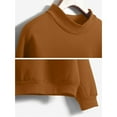 thumbnail image 4 of Sweatshirt for Women Perfect For Daily Wear or Loungewear! Cozy Picks for Every Soft Fabrics L Brown Sweatshirts, 4 of 4