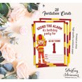 thumbnail image 5 of Darling Souvenir White Birthday Invitation Card 28 Pcs Fill or Write In Blank Invites Printable Party Supplies 5 x 7 Inches, 5 of 5