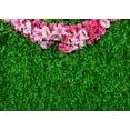 thumbnail image 3 of BSDHOME Polyester 7x5ft Natural Green Lawn Flower Wall Photography Backdrop Photo Background Studio Prop, 3 of 4