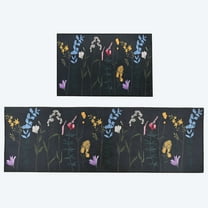 Flngr Kitchen Rugs and Mats Non Skid Washable Set of 2 PCS