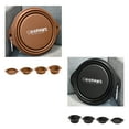 thumbnail image 6 of GOOPAWS Silicone Non-Skid Travel Cat & Dog Bowl, 2 count, Black/Brown, 6 of 6