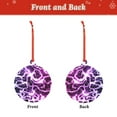thumbnail image 2 of Disketp Blue Lightning The Christmas Ornaments, Christmas Tree Acrylic Hanging Decorations Pendant Christmas Decor Indoors Home Party-Round Shape, 2 of 7
