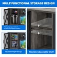 thumbnail image 4 of Dextrus Heavy Duty Metal Aquarium Stand with Power Outlets - Suitable for 55-75 Gallon Fish Tank Stand, Turtle Tank, Reptile Terrarium (865lbs Capacity) - Grey, 4 of 8