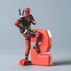 thumbnail image 2 of -figura de acción de x-men Deadpool 2, modelo de postura sentada tumbada, adorno de coche, Mini muñeca de Anime, estatuillas de fantasía de PVC, Juguetes, 2 of 5