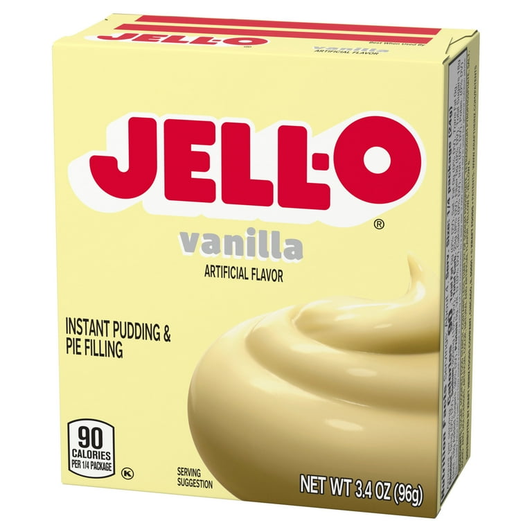 Jell O Artificially Flavored Vanilla Pudding Pie Filling Mix 3.4 oz. Walmart