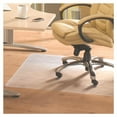 thumbnail image 2 of Vinyl Chair Mat - Clear Protective Floor Mat - 48" x 36" - Ergonomic Desk Mat for Hard Floors, 2 of 5