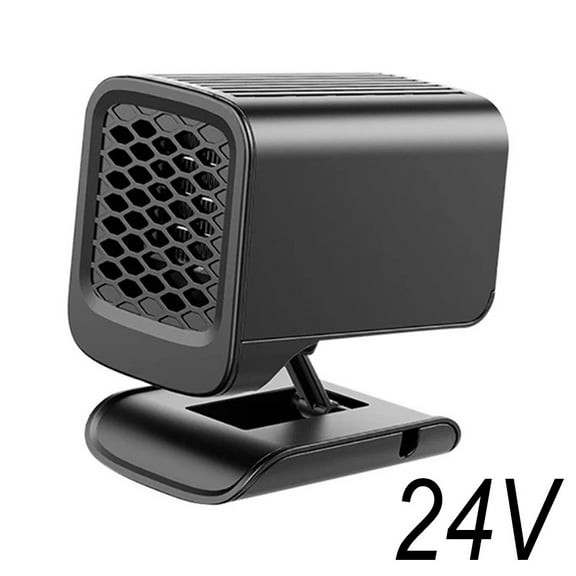 24V 180W Portable Car Heating Fan 2in1 Cooling Heating Defroster 360° Rotation
