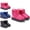 Black, variant on Girls' Sparkly Sequined Winter Snow Boots Warm Plush Lined Weatherproof Ankle Boots for Kids Size 5.5 Toddler - 4 Big Kids Blue Size 7 Toddler