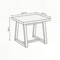 thumbnail image 5 of Classic Pub Dining Table Counter Height (41in / 1050mm), Seashell Wirebrush, 5 of 6