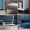 thumbnail image 3 of Juego de 4 patas para muebles, patas de sofá inclinables, patas de mesa, patas de gabinete, patas de mesita de noche de metal, para mesas de café, armarios y sofás, capacidad de carga 300 kg, dorado,, 3 of 5