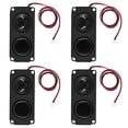thumbnail image 1 of 4PCS Altavoz 5 Watt 8 Ohm Mini Altavoz de Doble Cavidad Máquina de Publicidad de Cavidad de Rango Completo 3.3V 5V con Interfaz JST-PH2.5mm-2 Pin Compatible con Proyectos Electrónicos Arduino, 1 of 5