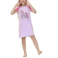 thumbnail image 3 of WIBACKER 5-14Years Girl's Comfy Modal Tencel Nightgowns Unicorn Pajamas Kids Nightdress, 3 of 6