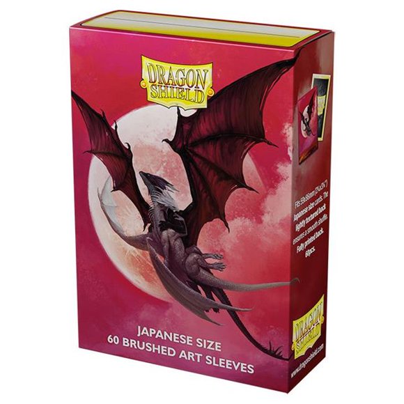 Arcane Tinmen ATM12623 Japanese Brushed Art Sleeves Valentine Dragons 2024 Playing Cards