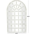 thumbnail image 3 of DecMode 36" x 60" White Window Pane Wall Mirror with 28 Mirror Panes, 3 of 7