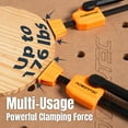 thumbnail image 2 of 2 Sets Bench Dog Clip Brass Fittings Table Clamps Woodworking Dogs 3/4 Tools Adj 2 of 11