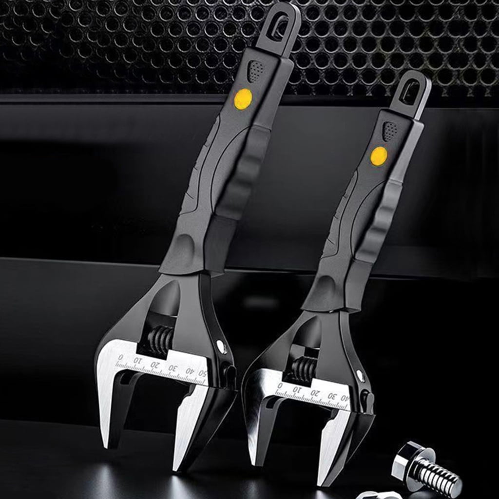 Wide Opening Spanner Adjustable Wrench Tool For Different Nut Size Easy Handling