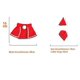 thumbnail image 5 of Capa navideña para perro, gorro de papá, bufanda, gorro de ciervo, escote ajustable, lazo, bonito conjunto, 5 of 5