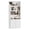 Snow White, variant on SONGMICS HOME Tall Book Shelf, Superfast Toolless Assembly, 6-Tier Floor Standing Bookcase with Adjustable Shelves and Door, Snow White