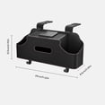 thumbnail image 2 of fsxdhpcsgfc 4 In 1 Backseat Organizer 2026 Seat Back Storage Multifunctional Back Seat Storage Organizer With Cup Holders Tissue Slot Hooks To Keep Your Ride Clean Interior Detail Spray Bling Key Fob, 2 of 7