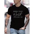 thumbnail image 1 of Men's Graphic Tees, Comfy Stretch Breathable T-shirts For Summer, Oversized Loose Men's Clothings, 1 of 5