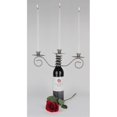 thumbnail image 1 of Metrotex Conçoit 29059 3-Taper Chandelier Bouteille Topper-Pewter Poudre Finition, 1 of 1