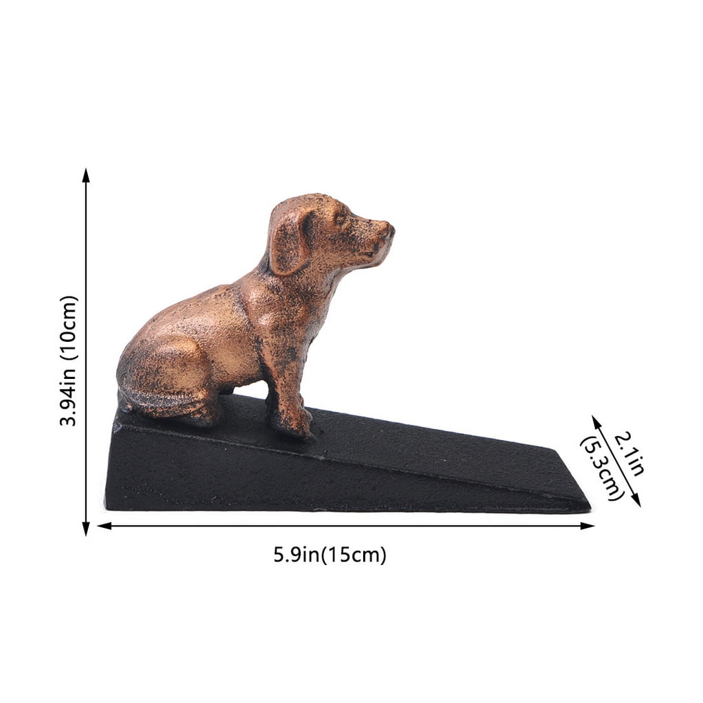 Fiocias Non-slip Rubber Base Door Stop Door Stay Anti-collision Door Stopper Decor Dog_1