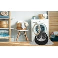 thumbnail image 2 of Ahgly Company Tapis d'Intérieur Lavable en Machine Carré Transitionnel Gris Minuit, 8 Pieds Carré, 2 of 7
