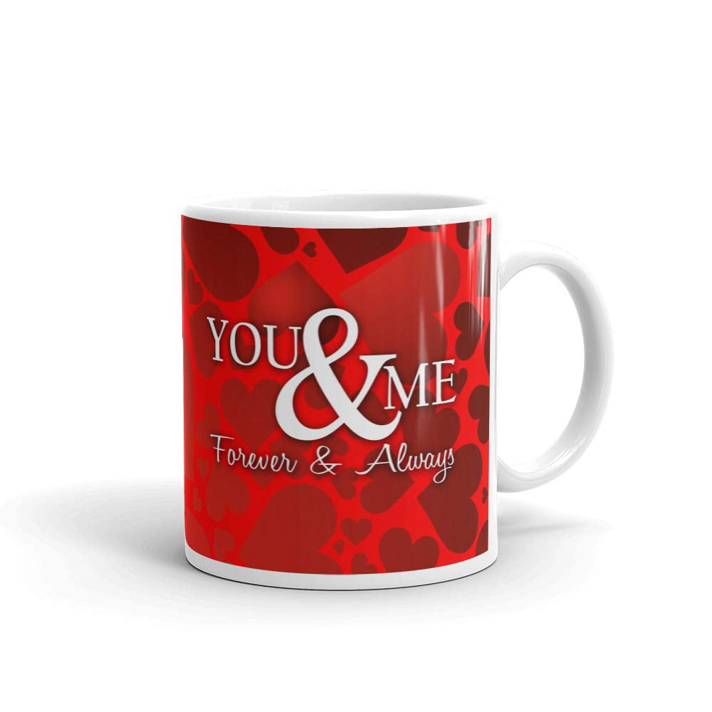 Forever Love Heart Coffee Mug with Lid and Spoon for Office and Home 15oz Ceramic Tea Cup forever white I Love You Couple Mug Gifts for Girlfriend and Boyfriend
