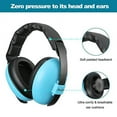 thumbnail image 3 of ProCase Baby Ear Protection, Noise Cancelling Headphone for Babies Infant Newborn Toddler up to 36 Months, Soft Hearing Protection Earmuffs for Sleep Travel -Blue, 3 of 6