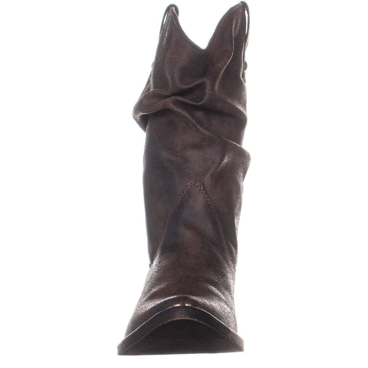 American Rag Womens Kallie Leather Pointed Toe Mid Calf Cowboy Boots Walmart