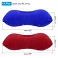 thumbnail image 2 of Uxcell Oreiller Gonflable, Oreiller de Voyage Ultraléger Carré pour Camping Randonnée, Multicolore Lot de 4, 2 of 6