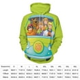 thumbnail image 2 of Scooby-doo Mystery Machine Adult Sweater Pullover Hoodie 3D Printed Loose Hooded Long Sleeved Jackets Tops, 2 of 8