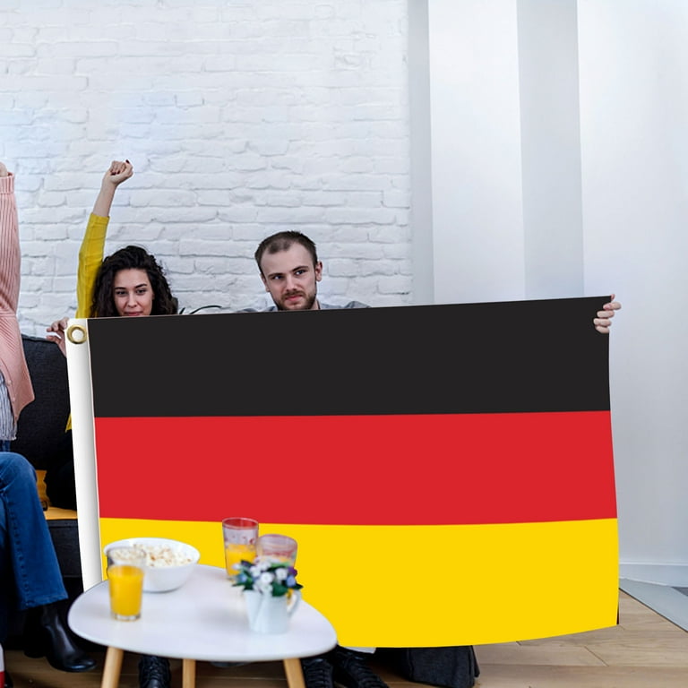 German Flag 90x150 Cm – Polyester Outdoor Hoist Flag With Tags