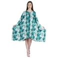 thumbnail image 6 of Moomaya Printed Short Turkish Kaftan For Women's Sexy Kaftan Evening Gown Beachwear Dress, 6 of 6