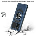 thumbnail image 3 of Kaleidio Case For Samsung Galaxy A13 5G [Robotic Hybrid] Rugged Shockproof [Ring Stand] Magnetic Armor Impact Cover [Blue/Black], 3 of 3