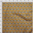 thumbnail image 3 of oneOone Coton Bio Popeline Sergé Feuilles & Imprimé Floral Bloc 1 Yard 42 Inch Wide, 3 of 4