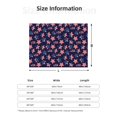 thumbnail image 4 of Rozeui American Stars for Flannel Blanket, Soft Fuzzy Plush King Blanket for Winter, Thick and Warm All-Season Bed Throw-40"x30", 4 of 5