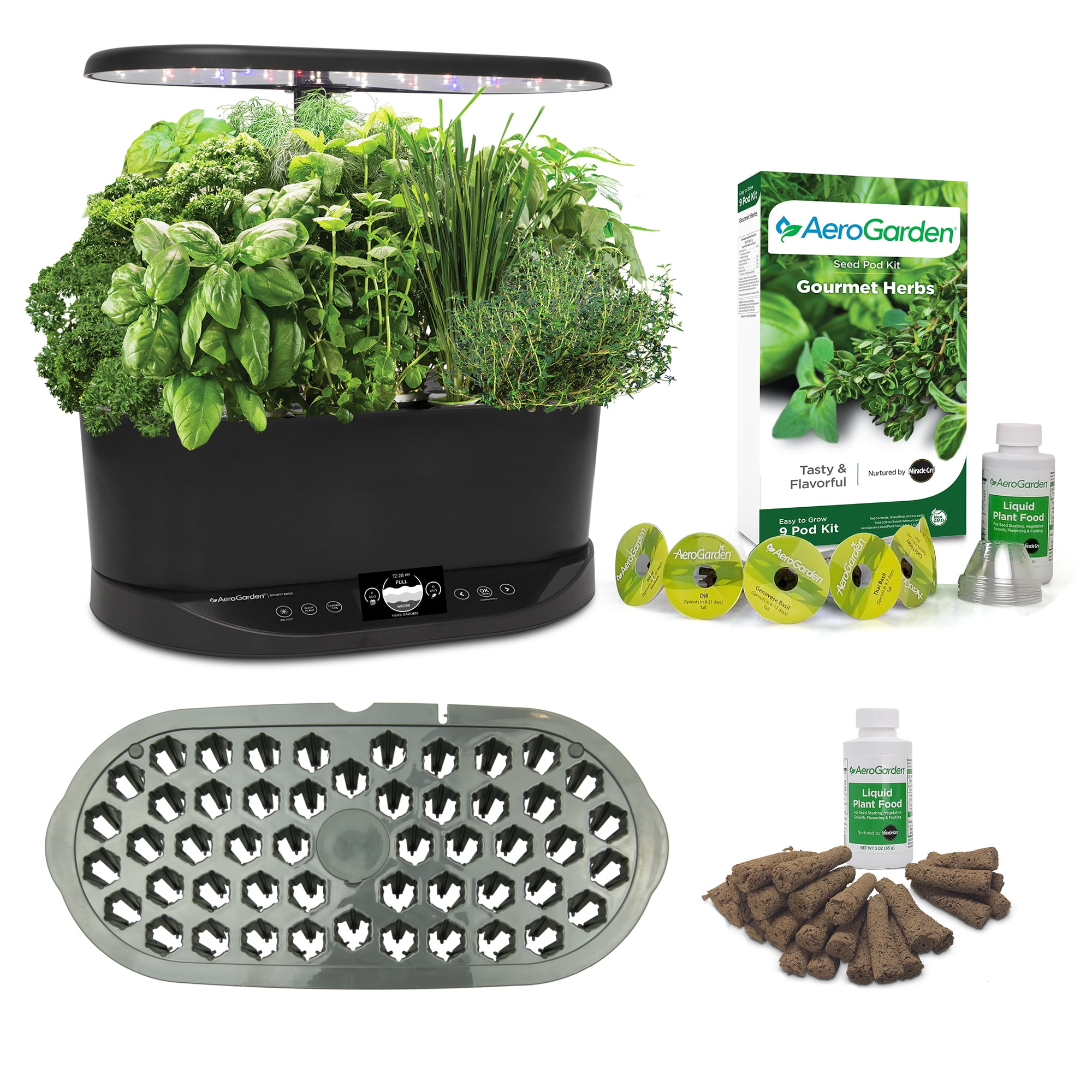 AeroGarden Bounty Basic with Seed Starting System - Indoor Garden